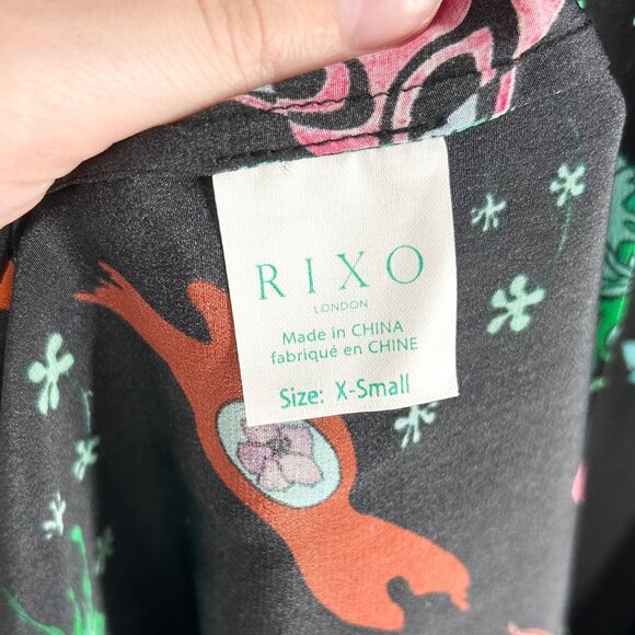 NWT Rixo London Camellia Split Hem Dress in Space Age - Picture 10 of 10